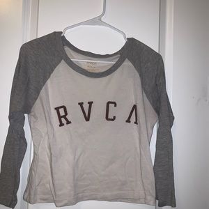 RVCA 3/4 SLEEVE TOP